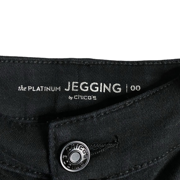 The Platinum by Chico's Women's Black Mid-Rise Jegging - Picture 4 of 6